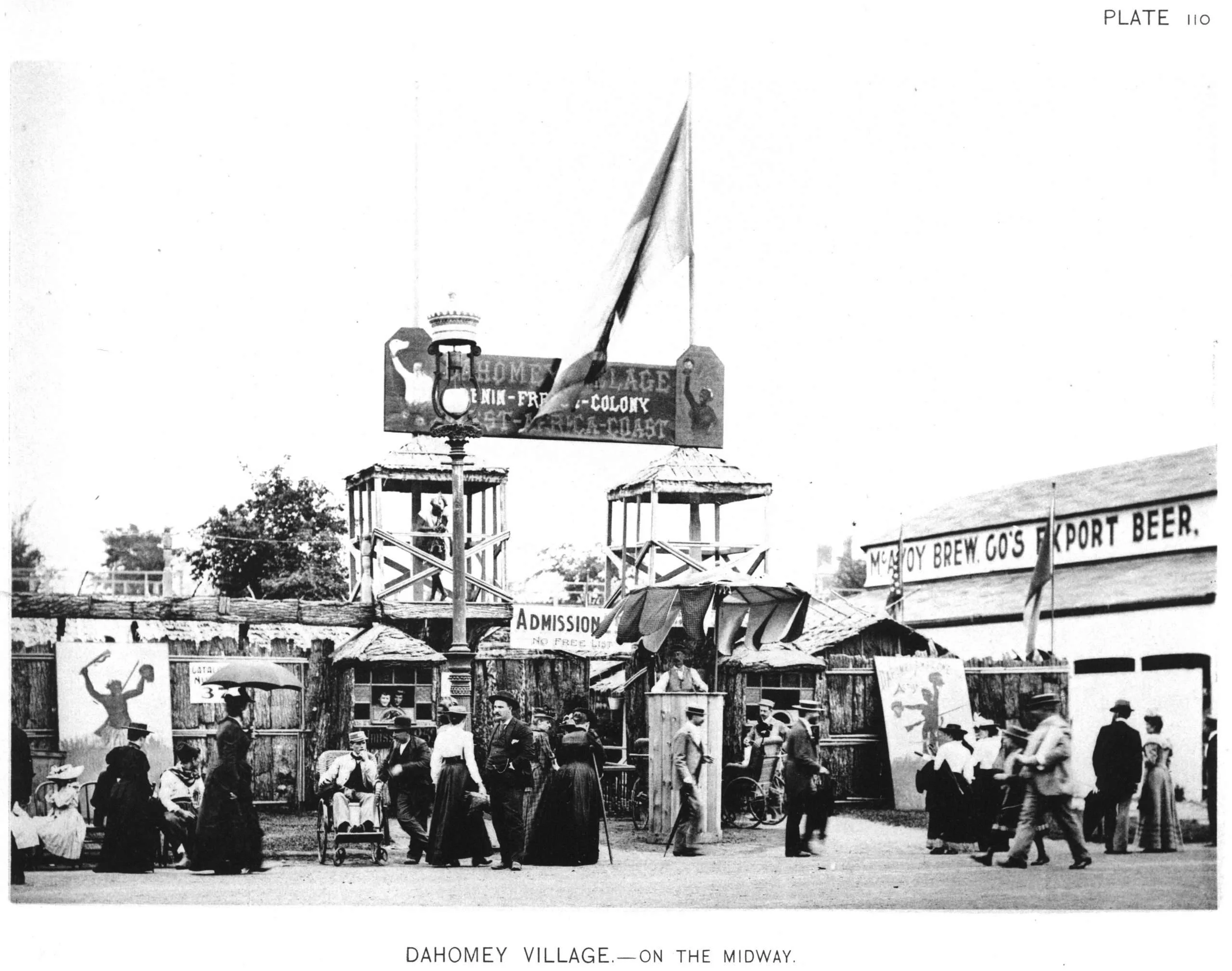 Dahomey Village On The Midway — Official Views Of The Worlds Columbian Exposition