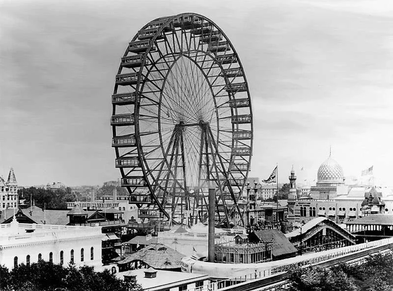 Ferris wheel at the Columbian Exposition 1893