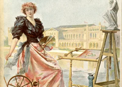 Woman's Building Lemaire poster World Columbian Exposition