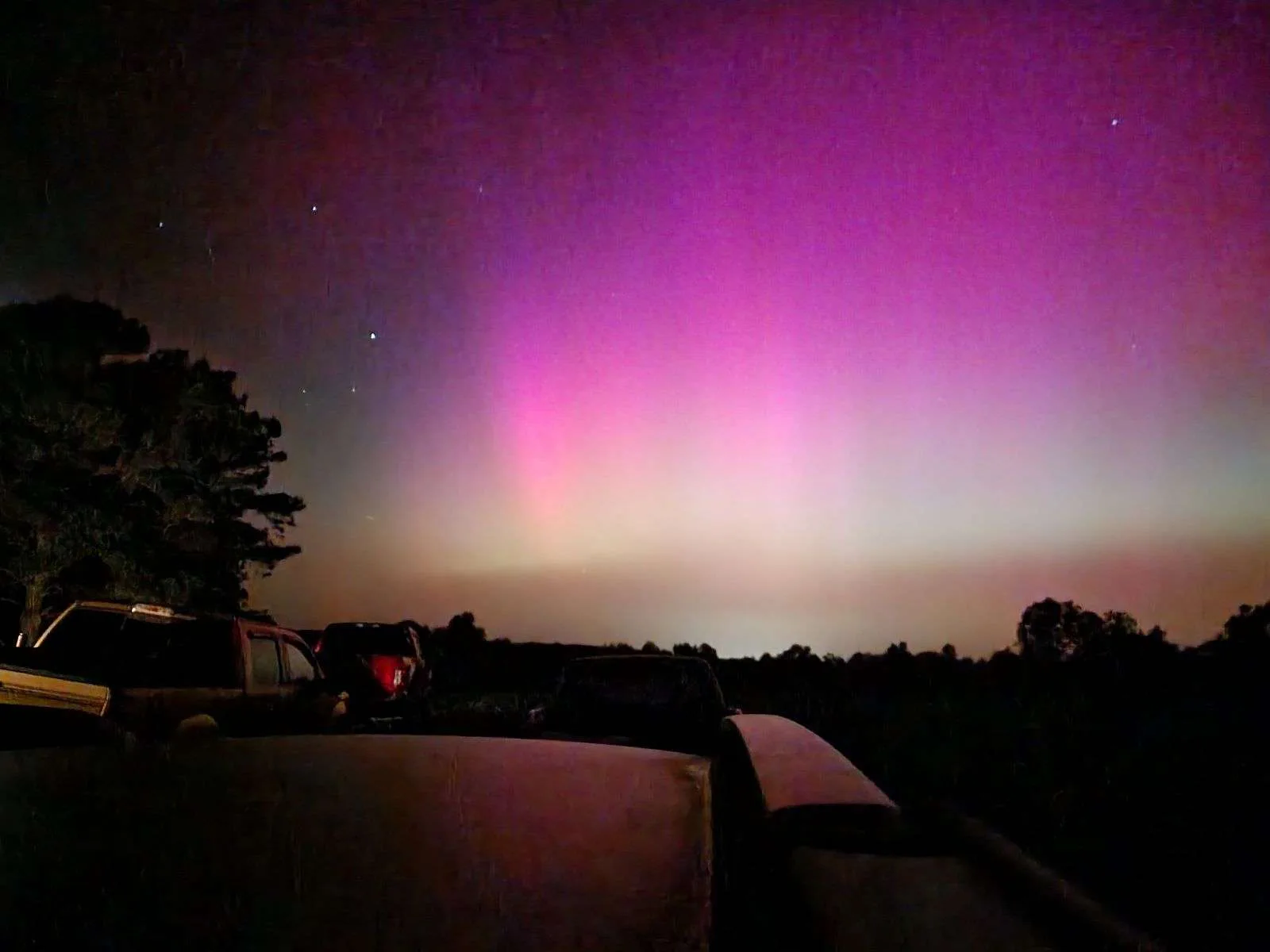 Northern lights visible in Lower Alabama