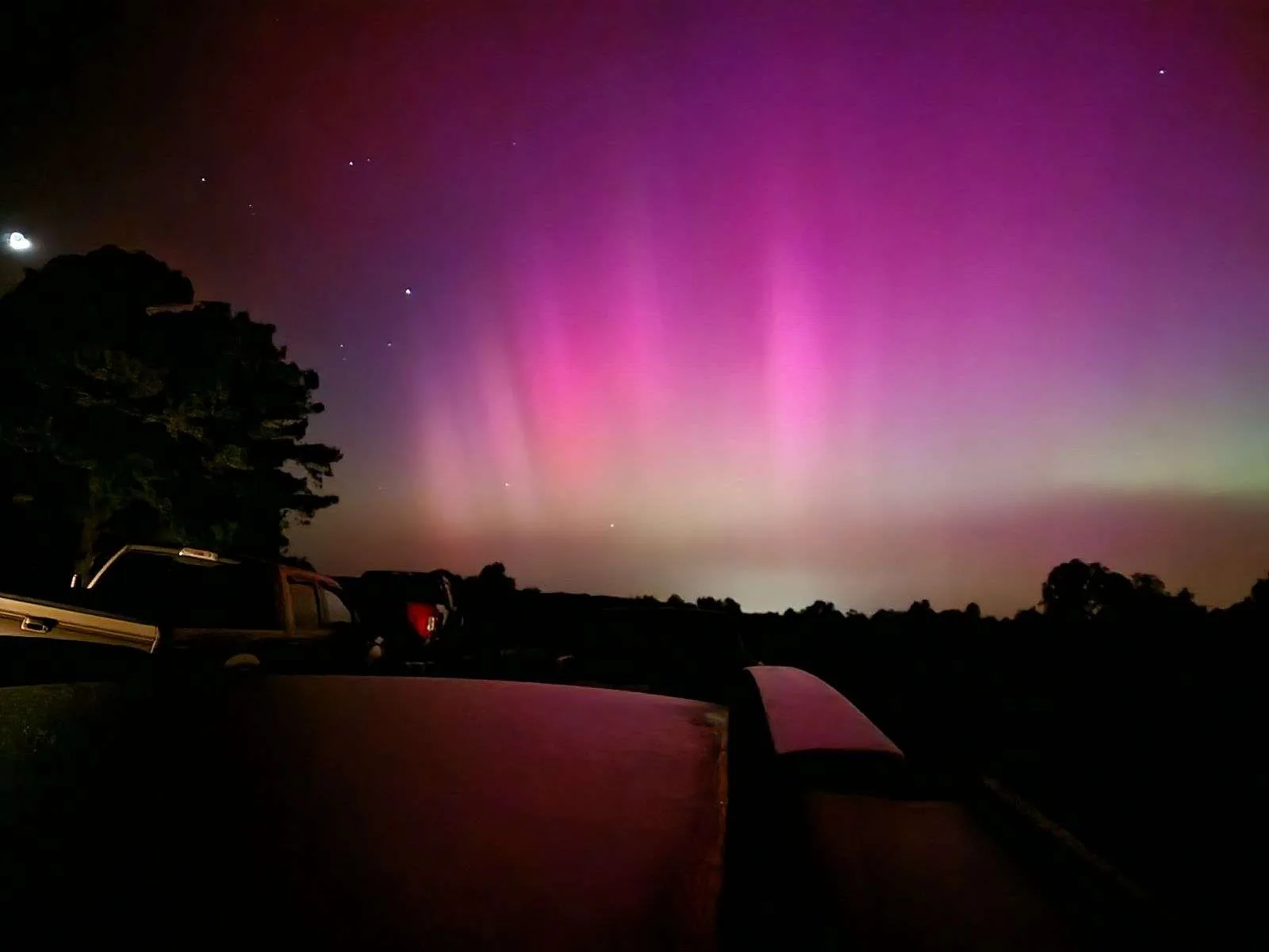 The northern lights in Southern Alabama