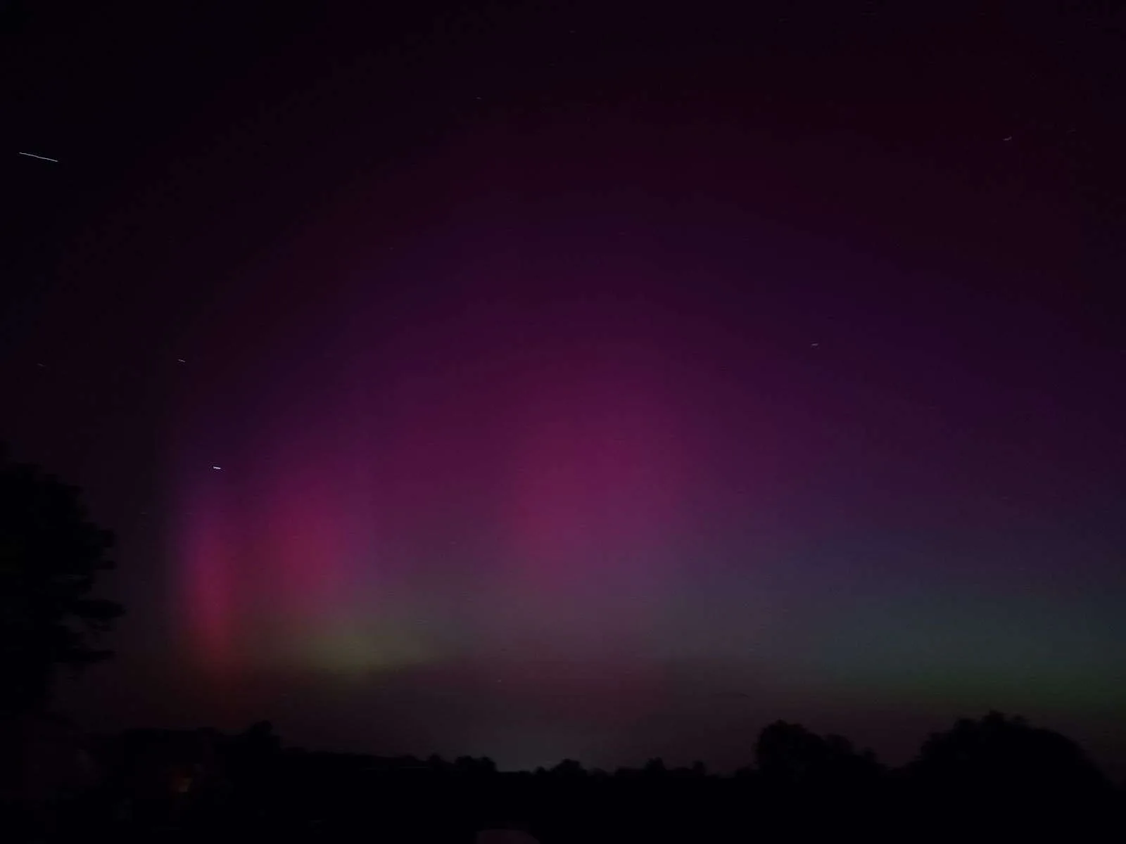 Northern lights visible in Lower Alabama
