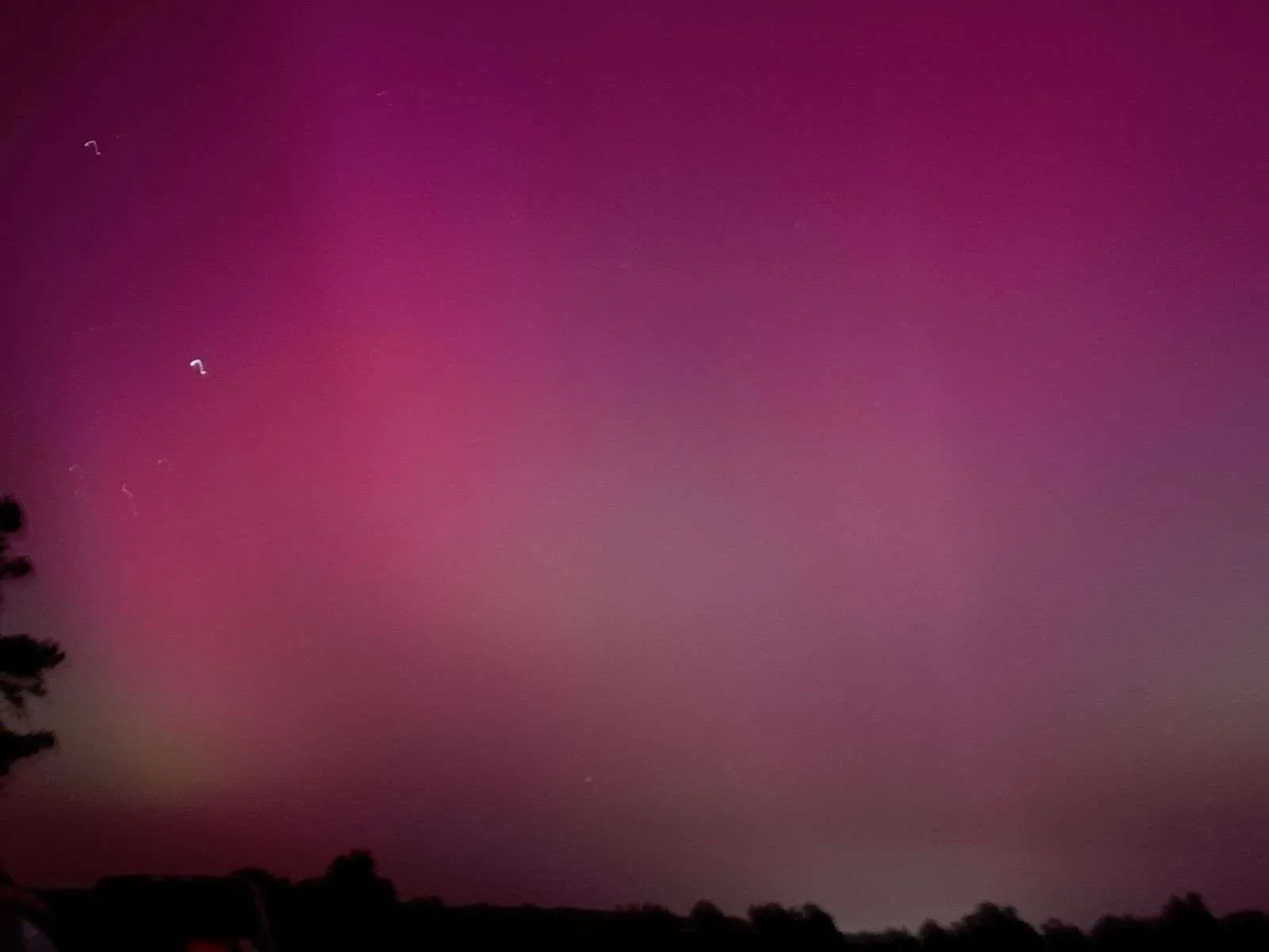 Northern lights visible in Lower Alabama