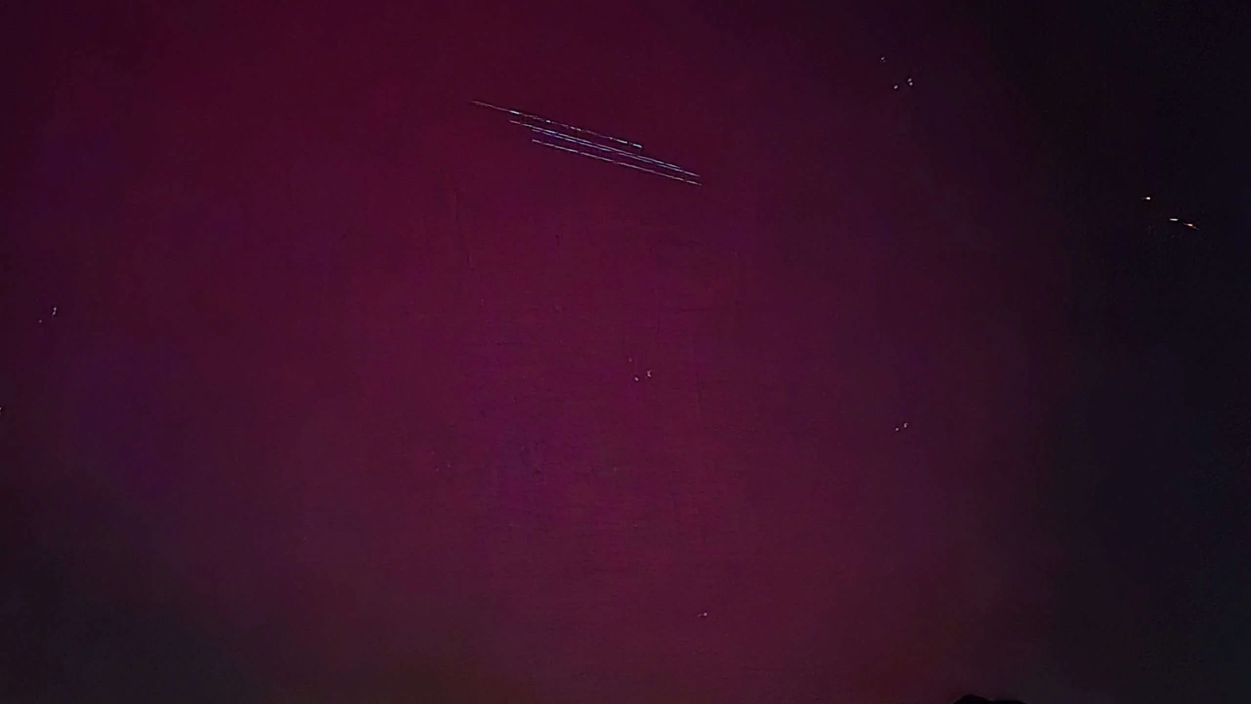 Northern Lights and Starlink 