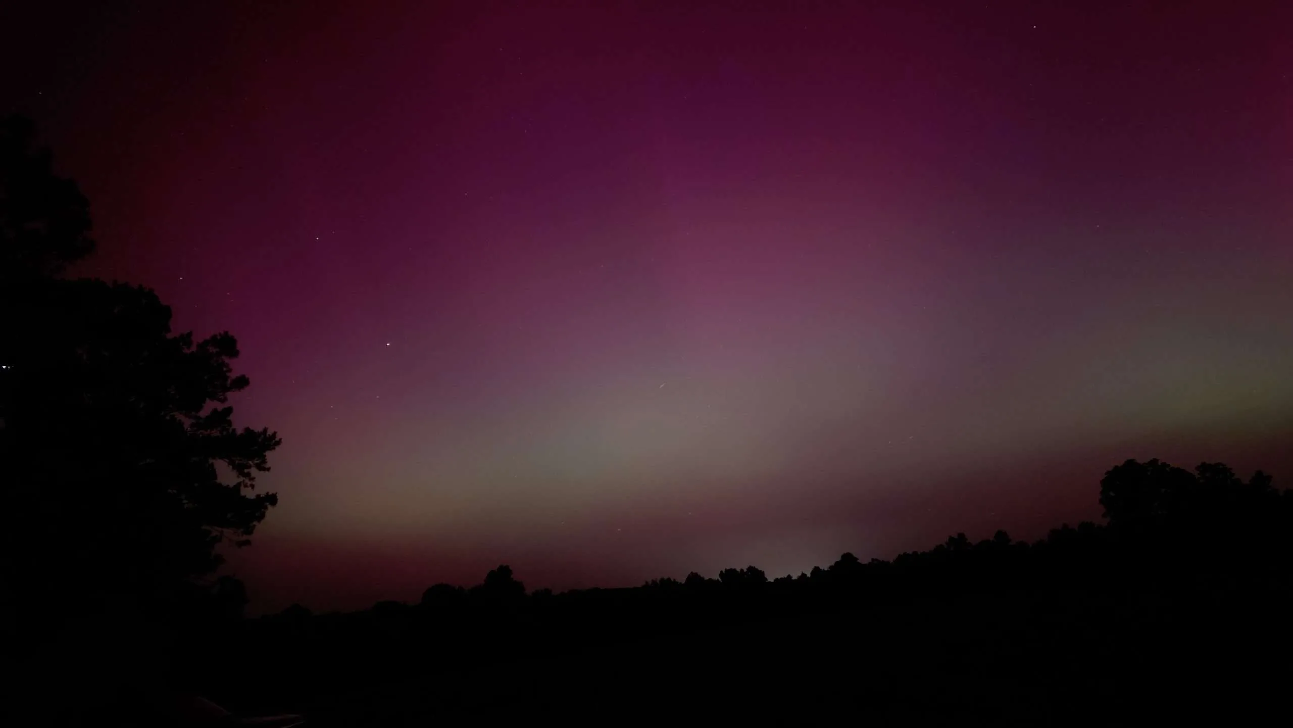Northern lights in Lower Alabama