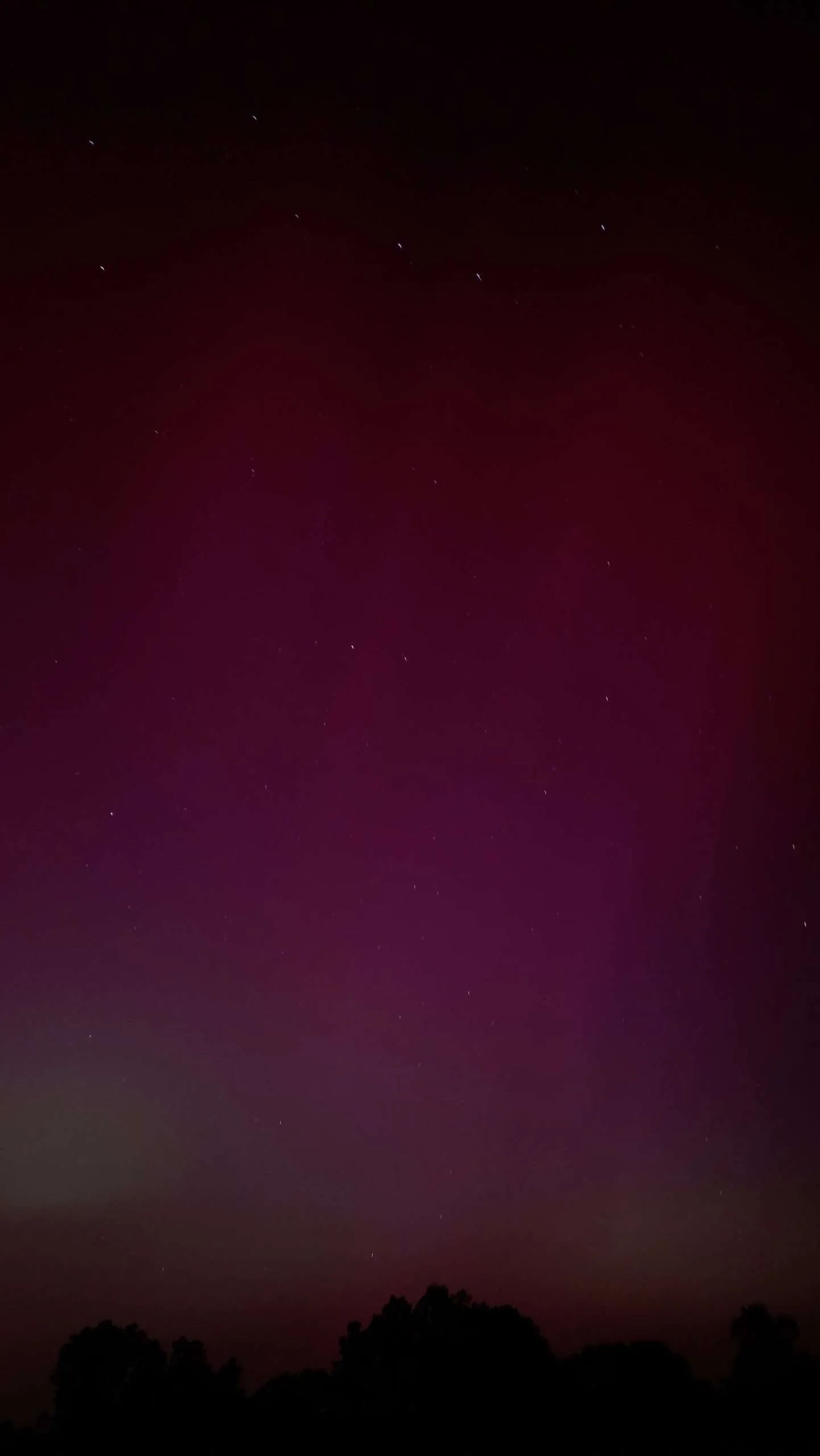 Northern lights in Lower Alabama