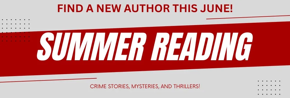 Promo #3 header banner Free crime mystery books June 2025 BookFunnel promo