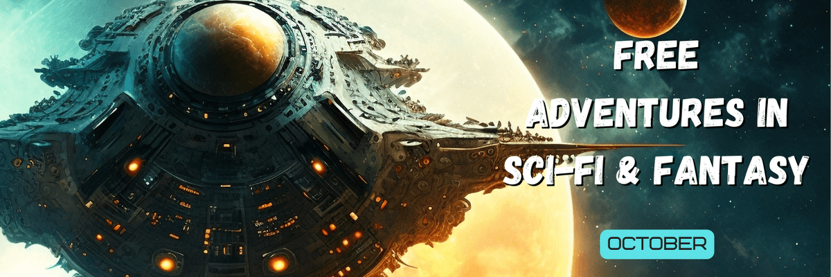FREE Adventures in Sci-fi & Fantasy - October 2025 Adventures in SFF Banner