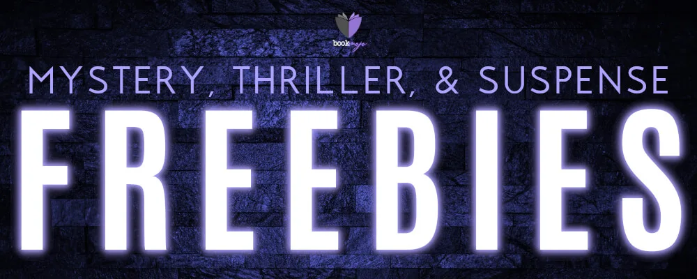 Graphic banner for the Mystery, Thriller, & Suspense Freebies November Edition, a free book giveaway for mystery and thriller fans.